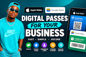 create apple wallet and google wallet digital passes for your business