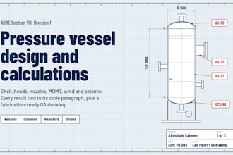 design pressure vessels per asme section viii div 1 with calculations