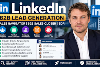 do linkedin leads b2b lead generation sales navigator b2b sales closer sdr