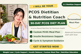 be your certified dietitian for pcos treatment
