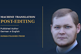 edit your machine or ai translation