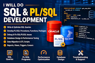 develop and optimize oracle sql and plsql queries