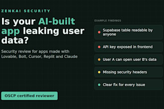security review your ai built or vibe coded app before launch