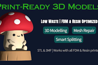 turn your idea into a 3d printable model