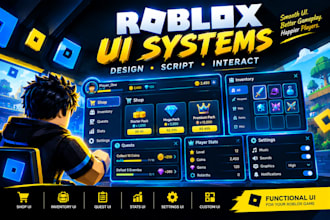 script custom roblox ui system, roblox gui, roblox vfx, game interface in lua
