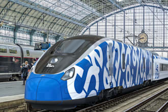 create realistic 3d train models, locomotives, railway and game assets