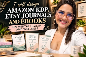 amazon kdp mental health leads wellness journal etsy journal healthcare leads