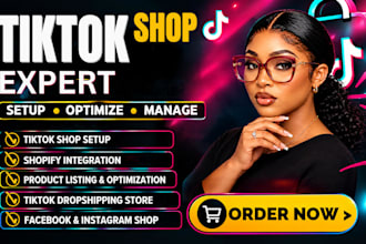 manage tiktok stores, tik tok shop VA, product listing, tiktok shop
