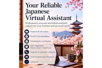 be your reliable japanese virtual assistant