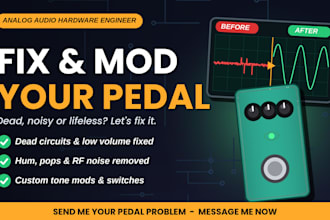 modify, optimize, or troubleshoot your guitar pedal circuit