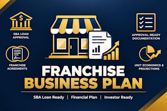 write an investor ready franchise business plan for sba loan