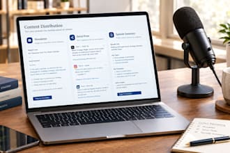 repurpose podcast episodes into podcast show notes and podcast to newsletter