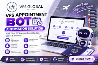 setup appointment booking bot,appointment bot,vfs appointment,vfs,booking bot