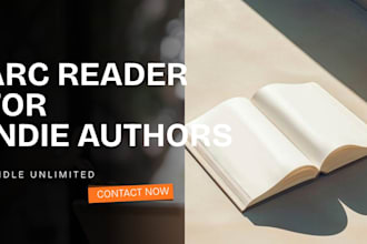 be your arc reader and deliver a honest review for your book and ebook