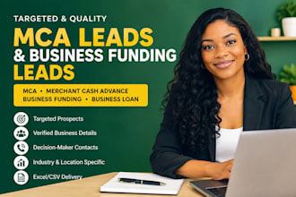 generate mca leads, business funding, loan leads and merchant cash advance