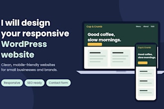 design a responsive wordpress website