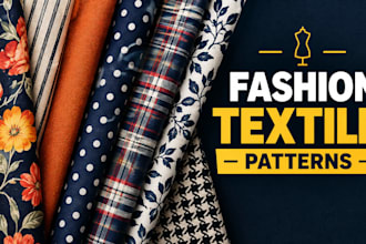 fashion textile patterns seamless surface pattern  fabric print design garments