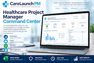 create a custom excel project tracker and dashboard