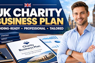 write a nonprofit business plan for UK charity funding
