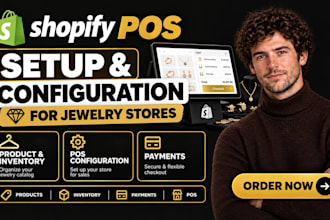 set up and configure shopify pos for your jewelry store