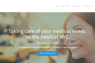 build a medical, healthcare and clinic website