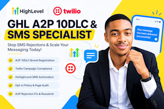 do ghl a2p 10dlc registration, twilio compliance,