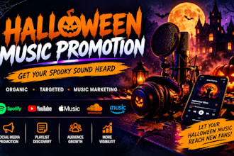 do halloween music promotion, spooky music promotion, music marketing