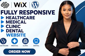design medical, healthcare, home care, dental clinic website, hospital website