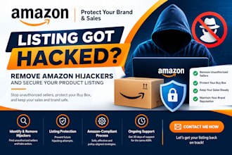 provide expert amazon hijacker removal and listing protection