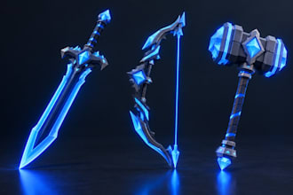create custom 3d weapon models for your roblox game