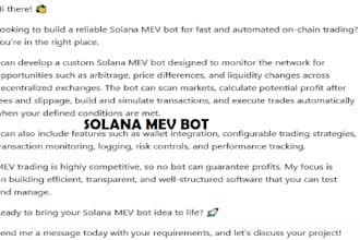 setup solana volume bot, mev, sniper, sandwich, pump fun on sol, eth