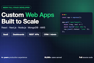 be your mern full stack developer
