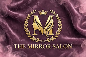 design luxury minimalist beauty salon logo