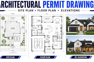 draw permit ready floor plans, site plans and parking layouts