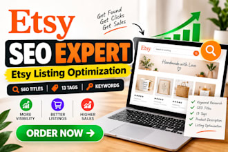 do etsy SEO, etsy listing optimization, product listing and etsy rank