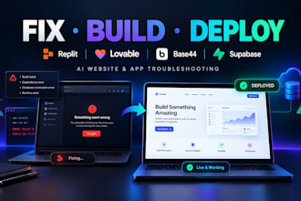 fix build deploy replit lovable supabase lovable ai fix base44 replit ai