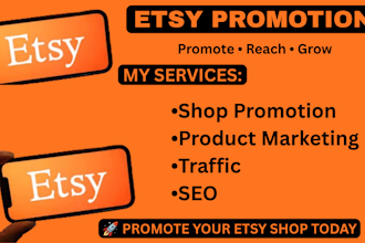 do etsy shop promotion etsy SEO and product marketing