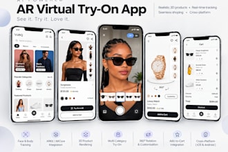 build ar tryon app, virtual tryon app, ai tryon app , ar ecommerce app
