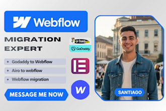 migrate godaddy website builder to webflow godaddy airo ai to webflow website