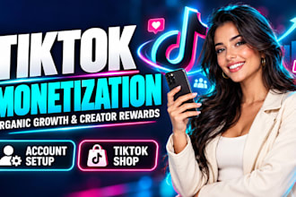 manage tiktok and marketing and promotion for organic follower growth