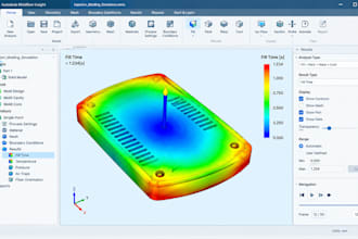 injection molding mechanical model dfm mechanical model and draft analysis
