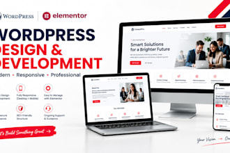 design, develop, or redesign your wordpress website