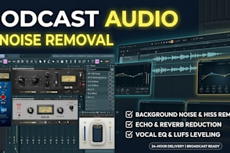 clean up, edit, and enhance your podcast audio