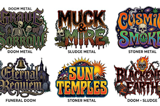do doom metal, sludge metal, stoner metal logo