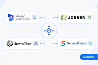 integrate microsoft dynamics 365 jobber servicetitan servicefusion