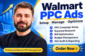 setup manage and optimize walmart PPC ads campaigns