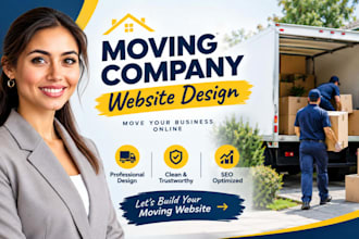 build moving company website, moving website, relocation website, movers website