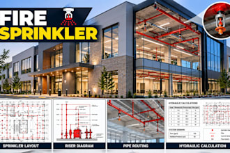 design fire sprinkler plans and system layout