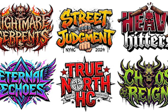 design deathcore, metalcore, hardcore and beatdown logo