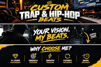 create an amazing custom type beat for you